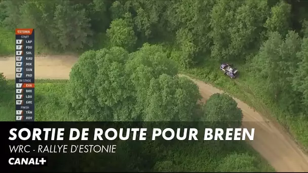 Sortie de route pour Craig Breen - Rallye d'Estonie