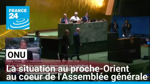 La situation au proche-Orient au coeur de l'Assemblée générale de l'ONU à New York • FRANCE 24