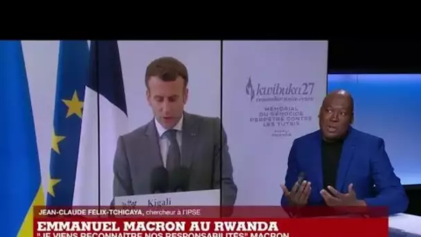 E.Macron au Rwanda : pas d'excuses mais un discours "fort" et "émouvant" pour J-C Félix-Tchicaya