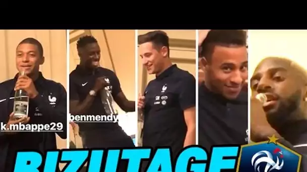 Le bizutage de Mbappé, Mendy, Thauvin, Tolisso et Bakayoko avec les Bleus