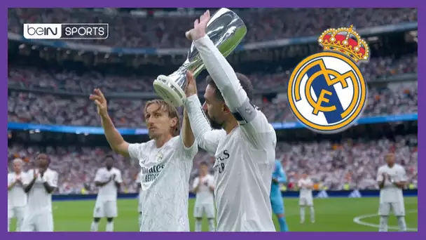 Le REAL MADRID offre sa SUPERCOUPE D'EUROPE au Bernabeu !