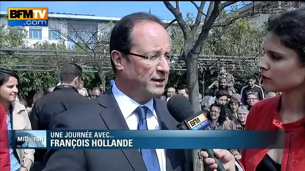 Présidentielle : une journée avec François Hollande