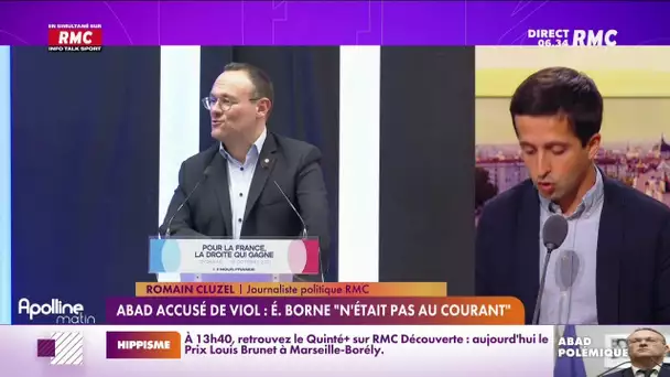 Damien Abad accusé de viol : Elisabeth Borne assure qu'elle "n'était pas au courant"