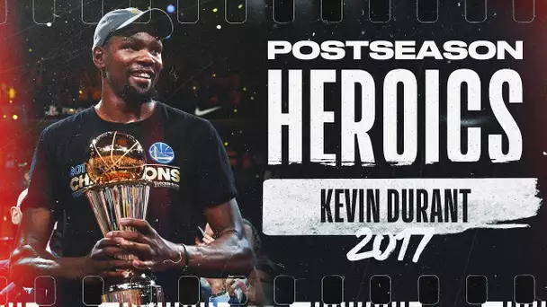 Kevin Durant's BEST Moments From His 2017 Postseason Run! | #PostseasonHeroics