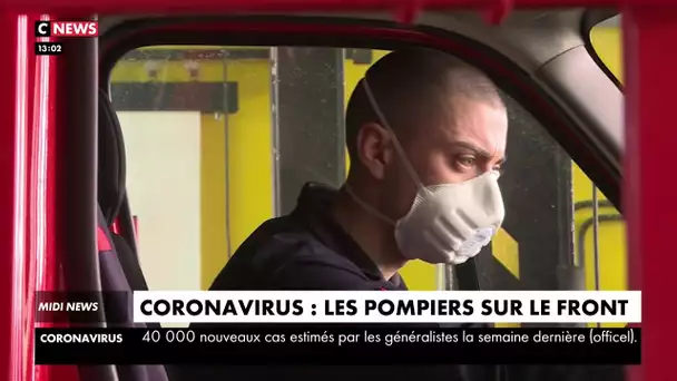 Coronavirus : les pompiers sur le front face au virus