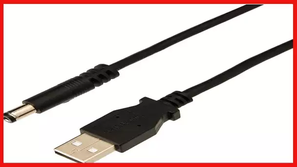 StarTech.com 2m USB to Type N Barrel Cable - USB to 5.5mm 5V DC Power Cable - USB to DC Power -