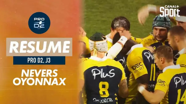 Le résumé de Nevers / Oyonnax - Pro D2 (J3)