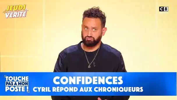 Cyril répond aux chroniqueurs dans TPMP