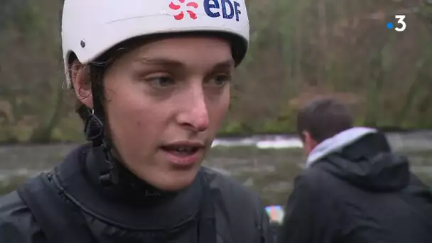 Kayak l equipe de France de descente en Correze