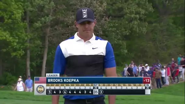 Koepka ne lache rien avec ce birdie -13