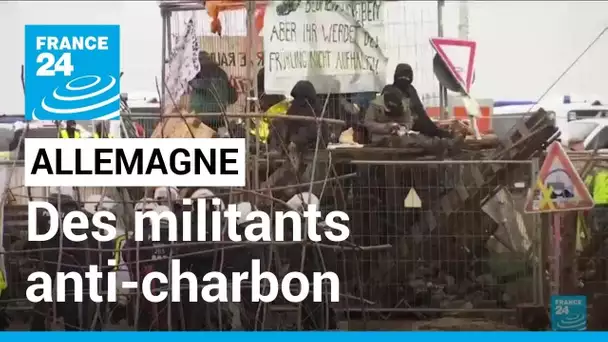 Allemagne : le camp de militants anti-charbon encerclé par la police • FRANCE 24