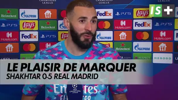 K.Benzema : "Ça fait toujours plaisir de marquer"