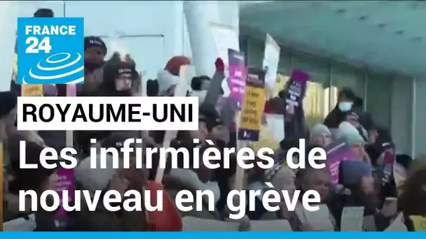 Royaume-Uni : les infirmières de nouveau en grève pour demander une hausse de salaire