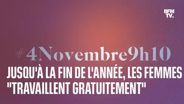 Inégalités salariales: à partir du 4 novembre à 9h10, les femmes "travaillent gratuitement"