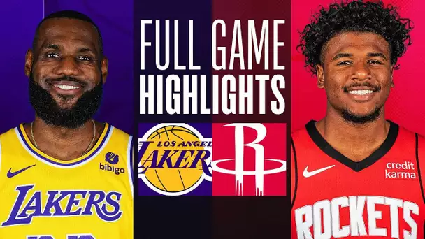 LAKERS at ROCKETS | FULL GAME HIGHLIGHTS | January 29, 2024