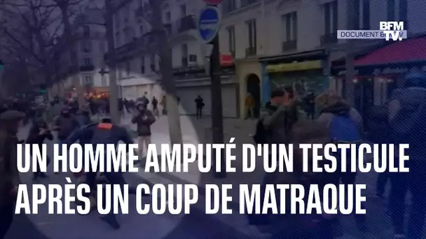 Manifestation du 19 janvier: un homme amputé d'un testicule après avoir reçu un coup de matraque