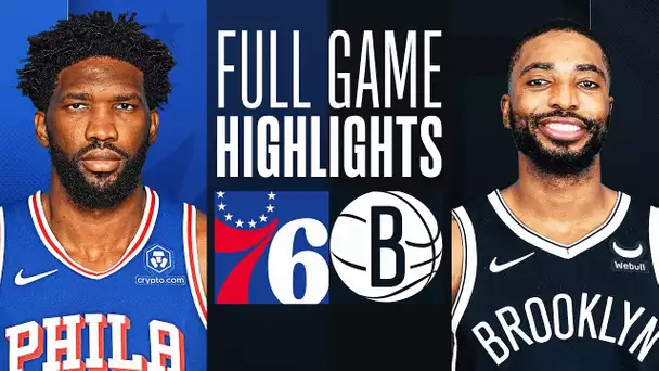 76ERS at NETS | FULL GAME HIGHLIGHTS | November 19, 2023