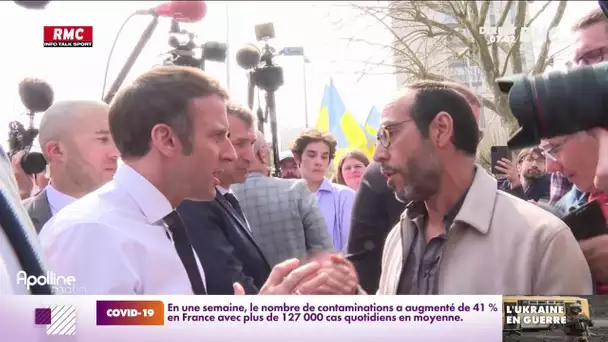 "Il ne me reste rien pour vivre" : à Dijon, Emmanuel Macron interpellé sur le pouvoir d'achat