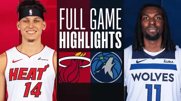 HEAT at TIMBERWOLVES | FULL GAME HIGHLIGHTS | October 28, 2023