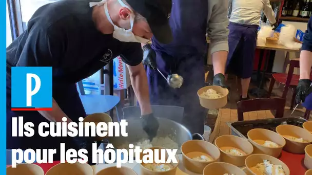 Restaurateurs, coiffeurs, enseignants... Ils cuisinent et livrent les hôpitaux