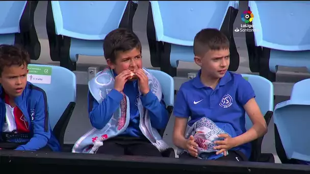 Calentamiento RC Celta vs Deportivo Alavés