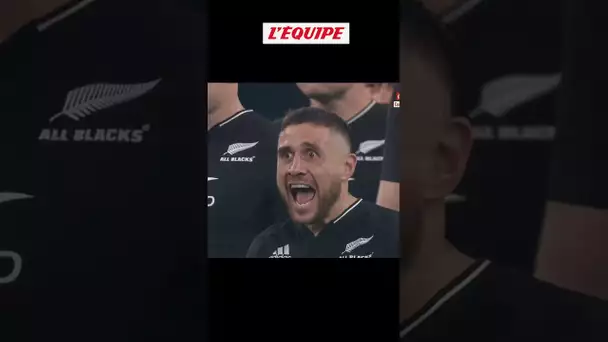 Le haka des Néo-Zélandais dans l'antre du Twickenham face aux Anglais #shorts #lequipe #rugby