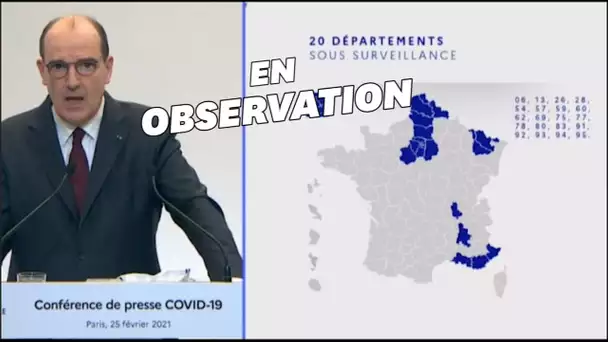 20 départements en "surveillance renforcée" Covid, réponse sur de nouvelles mesures le 6 mars