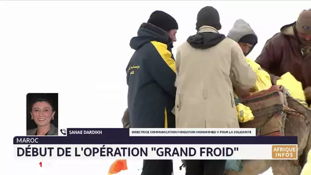 Début de l´opération "Grand froid". Le point avec Sanae Dardikh