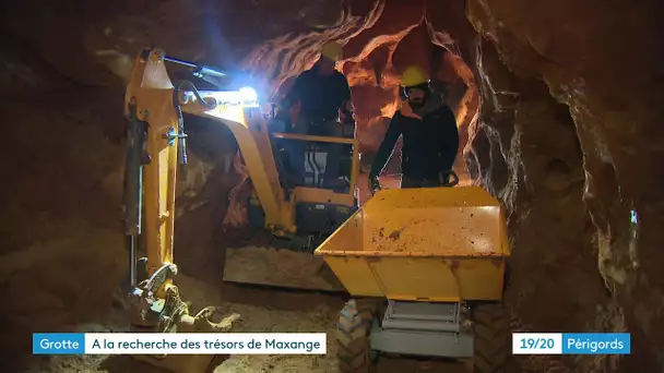 A la recherche de nouvelles galeries dans les grottes de Maxange