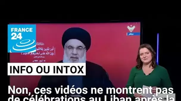 Ces vidéos ne montrent pas de scènes de liesse au Liban après la mort de Hassan Nasrallah