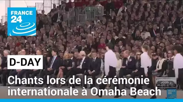 Chants et lectures lors de la cérémonie internationale des commémorations du D-Day • FRANCE 24