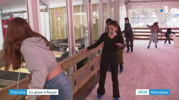 Ouverture de la patinoire à Royan pour Noël