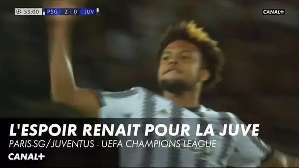 La réduction du score de McKennie ! - PSG / Juventus - Ligue des Champions (1re j.)