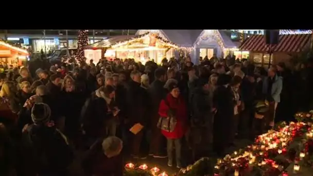 Hommage aux victimes de l'attentat de 2016 sur le marché de Berlin