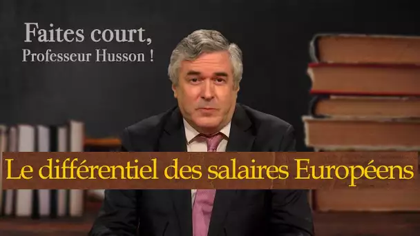 [Format court] Le différentiel des salaires Européens - Faites court, professeur Husson - TVL