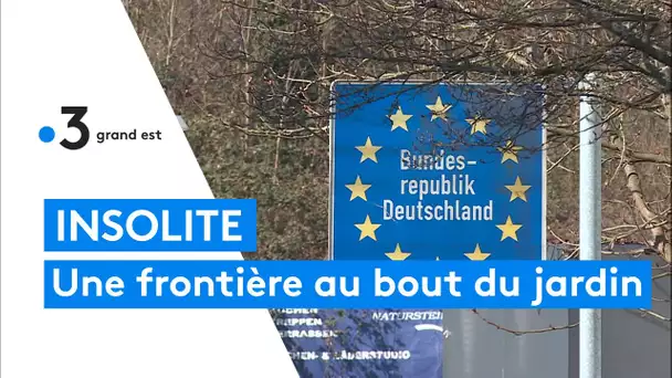 Insolite : pour sortir de chez lui en Allemagne il passe la frontière française