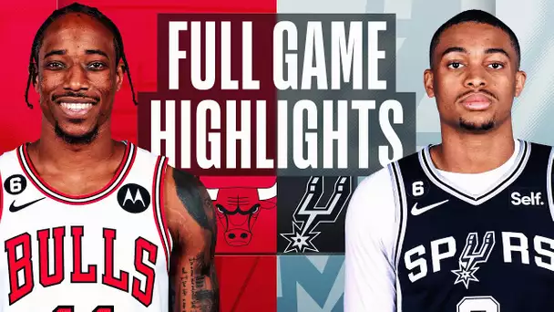 BULLS at SPURS | NBA FULL GAME HIGHLIGHTS | October 28, 2022