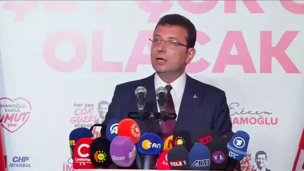 Le candidat de l'opposition, Ekrem Imamoglu, remporte à nouveau la mairie d'Istanbul