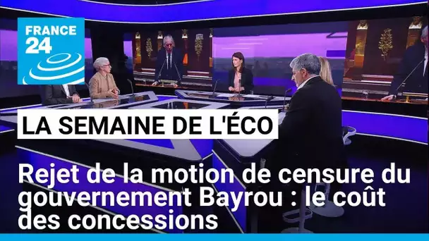 Rejet de la motion de censure du gouvernement Bayrou : le coût des concessions • FRANCE 24