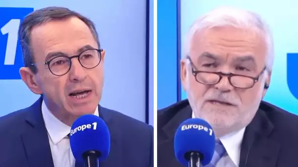 Bruno Retailleau face à Pascal Praud : "Benzema s'associe à ceux qui ont massacré des nouveaux nés"