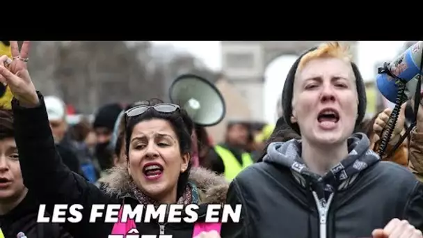 Pour l’acte XVII des Gilets jaunes, les femmes ont mené le cortège parisien