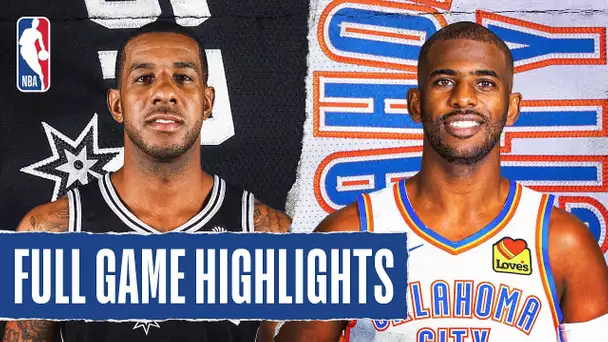 SPURS at THUNDER | FULL GAME HIGHLIGHTS | February 11, 2020