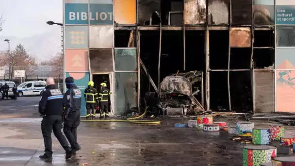 Grenoble : les habitants sous le choc après l'incendie d'une bibliothèque