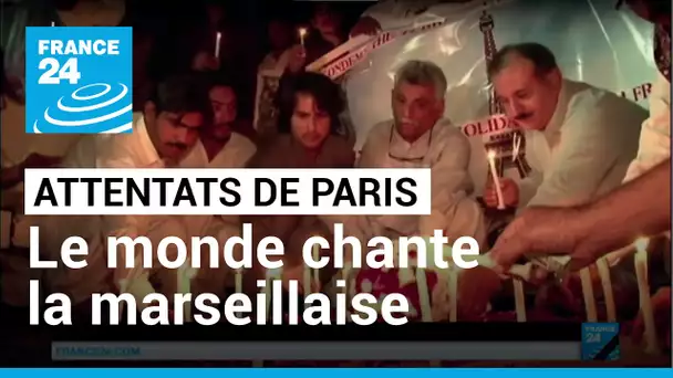 Poignant ! La Marseillaise reprise dans le monde entier - Attentats de Paris