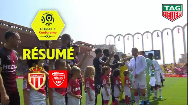 AS Monaco - Nîmes Olympique ( 2-2 ) - Résumé - (ASM - NIMES) / 2019-20