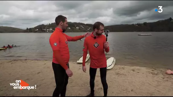 Pierre vous embarque à Eguzon faire du paddle avec la SNSM