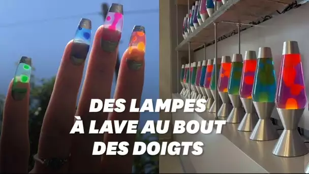 Des lampes à lave sur les doigts, la dernière lubie d'Instagram