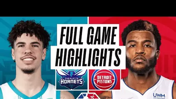 HORNETS at PISTONS | FULL GAME HIGHLIGHTS | February 11, 2022