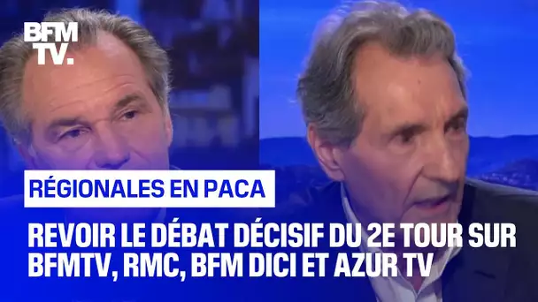 Régionales en PACA: revoir le débat décisif du 2e tour sur BFMTV, RMC, BFM Dici et Azur TV