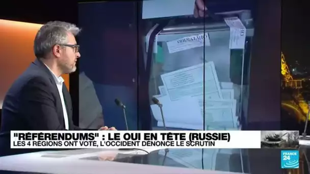 Référendums d’annexion en Ukraine : "les Russes veulent geler le conflit" • FRANCE 24